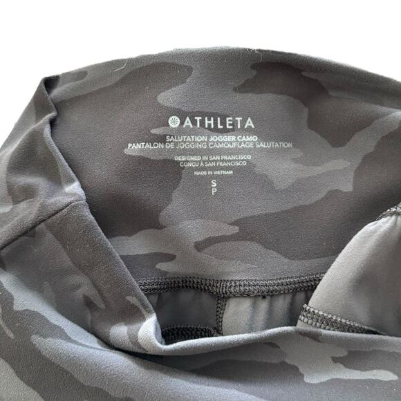 Athleta Gray Camo Salutation Jogger Soft and Stretchy Athleisure Women's Size S - Picture 7 of 9